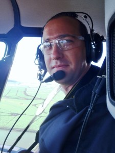 Michael Flying in a R44