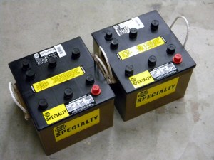 New 6TL Batteries (They come dry and you have to add acid and charge them)