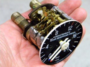 Reassembled Duplex Pressure Gauge