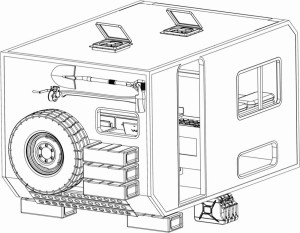 Started Laying Out Cargo Area on Back of U1300L