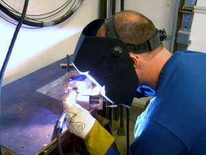 Welding Battery Hold Down