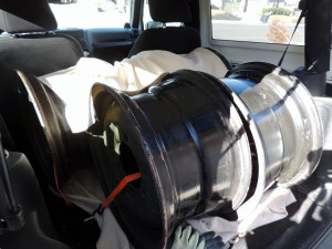 Took Wheel Rims for Sandblast and Powder Coat