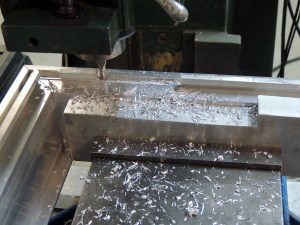 Milled Hinge Slot in Aluminum Passthrough Frame