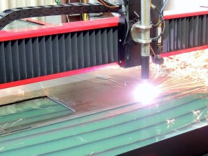Plasma Cutting Cab Back Window Plates