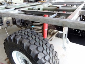 Removed Fenders in Preparation to Paint Subframe