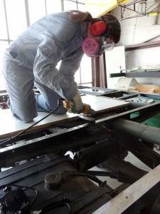 Weld Prepped Subframe for Spacer Washers