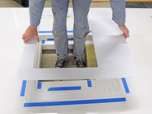 Bonding Lower Aluminum Hatch Adapter Plate