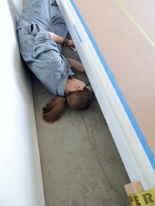 Cleaning Korapur 140 Squeeze Out from Side Extrusion Bond