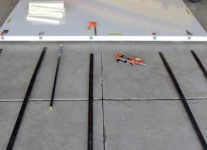 Just Prior to Bonding Steel Hardpoints