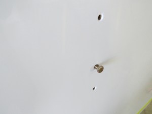 Drilled and Tapped Mounting Holes in Rear Panel Hardpoints for Mounting Frame