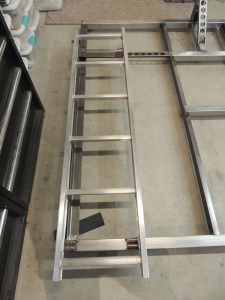 Tack Welded Tire Mount Ladder Brackets
