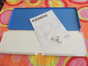 Assembled Raskog Interior Cabinets