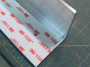 Attached Mounting Brackets to Solar Panels Using 3M VHB and Aluminum Pop Rivets