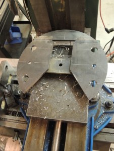 Drilling Lug Holes in Tire Mount Plate