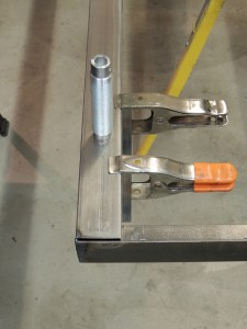 Fitting and Welding Lower Sand Ladder Stud