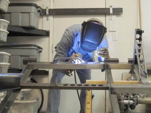 Fixturing and Welding Upper Driver Side Grab Handle