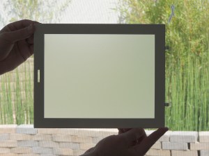 Frosted Cabinet Glass Using Window Film