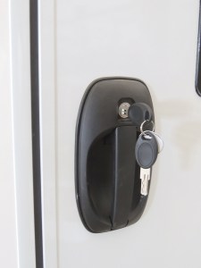 Installed Door Lock into Habitat