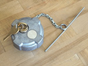 Received Auxiliary Tank Locking Filler Neck