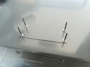 Sealed and Riveted Open Holes in Roof Rack Box Lid