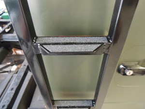 Applied Grip Tape to Access Ladders and Steps