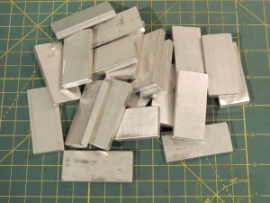 Fabricated Aluminum Roof Wire Hold Down Plates