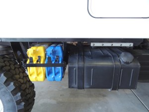 Installed Passenger Side Jerry Can Mount