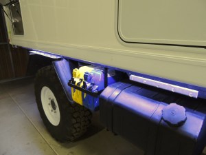 Installed Passenger Side LED External Strip Light