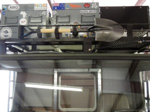 Installed Shovel on Roof Rack