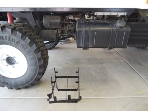 Passenger Side Jerry Can Mount Area