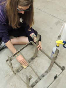 Prepped and Painted Passenger Side Jerry Can Mount