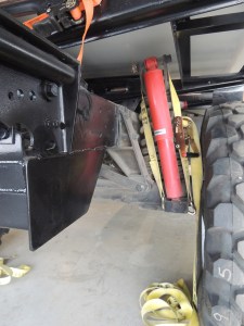 Preventing Springs from Expanding While Jacking Habitat for Final Placement