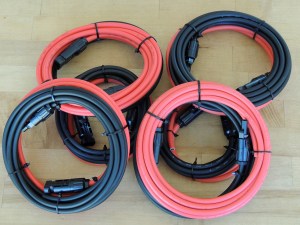 Received MC4 Solar Panel Wires