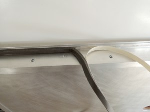 Added Weather Stripping to Passthrough Door