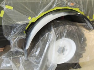 Body Worked, Prepped, Primed, and Painted Forward Passenger Fender