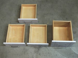 Bonded and Screwed on Kitchen Drawer Faces