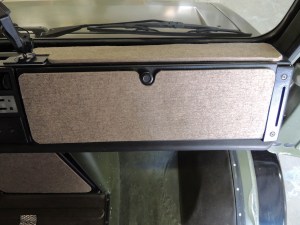 Bonded Felt to Top of Dash