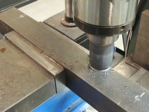 Fabricated Driver Side Seat Mount Using Components from New and Old Seats