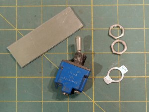 Fabricated, Installed, and Tested Cab Interior Light Switch Bracket and Switch