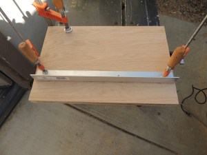 Fabricated Structure for Under Counter Slide Out