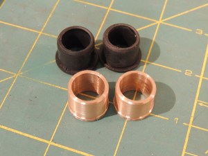 Machined New Bushings, Pins, and Rollers for Driver Side Suspension Seat