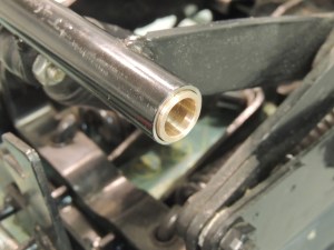 Machined New Bushings, Pins, and Rollers for Driver Side Suspension Seat