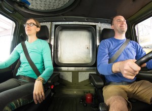 Test Fit New Seats in Cab