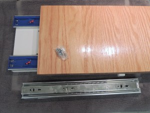 Added 2 additional slides to slide out cutting board