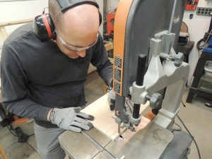 Assembled upper kitchen cabinet