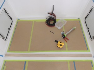 Bonded and screwed lower bed wall member to habitat floor