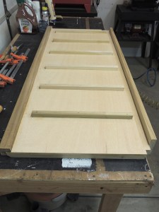 Bonded cubby mount rails to back of headboard