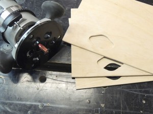 Cut and sanded pantry door panels