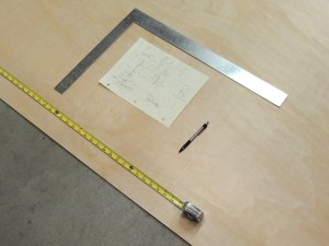 Cut plywood for habitat interior components