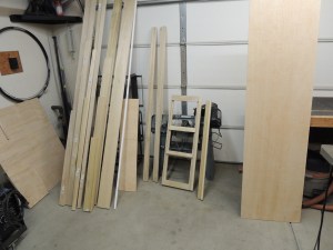 Cut plywood for habitat interior components